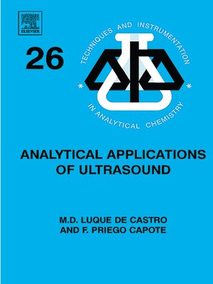 cover image of Analytical Applications of Ultrasound